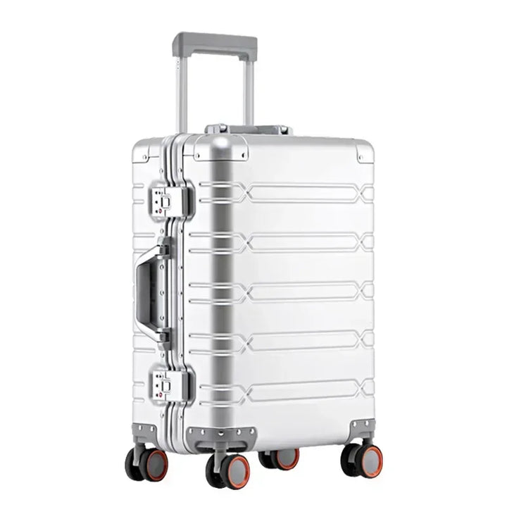 Aluminium-Magnesium suitcase – Oslo-Green-S (42 L)-State of Style