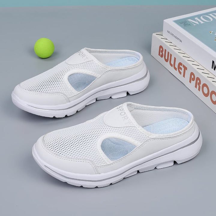 Alvaro's Arch Support Breathable Slippers for Men-Grey-6.5-State of Style