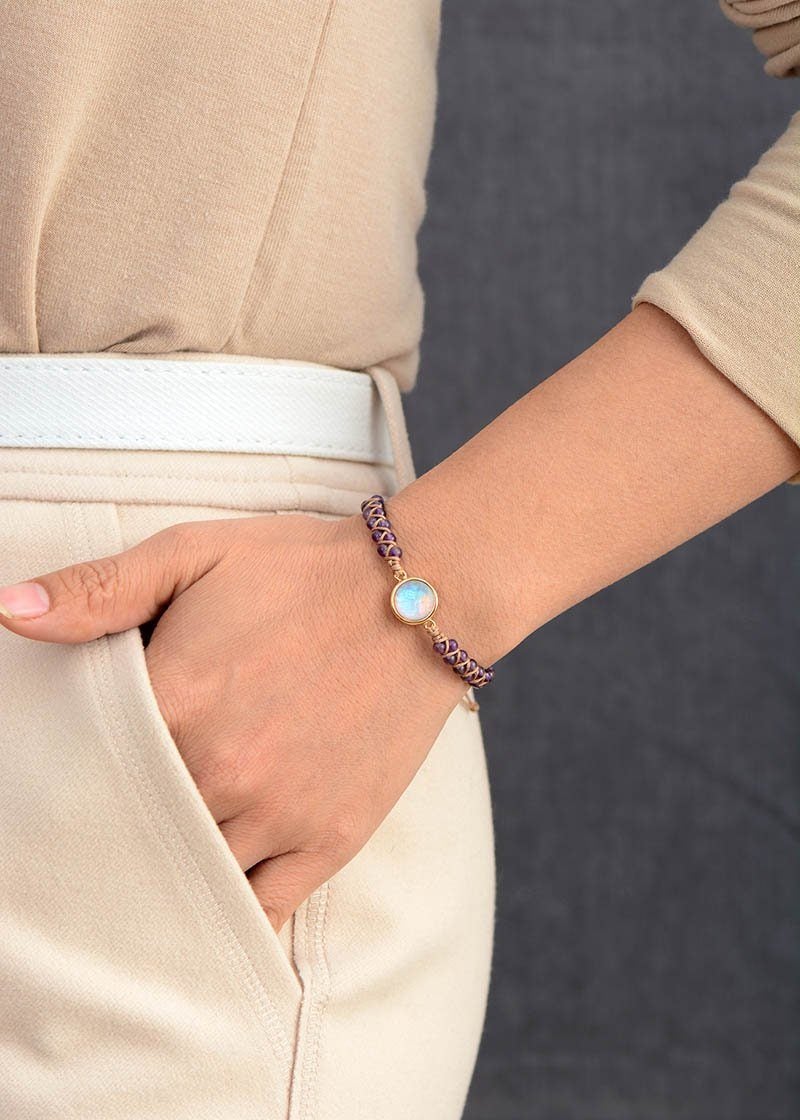 Amethyst Healing Bracelet - Serenya-State of Style