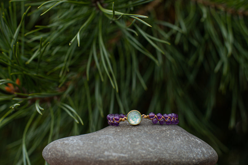 Amethyst Healing Bracelet - Serenya-State of Style
