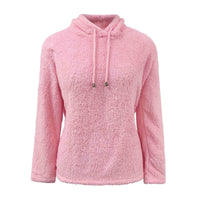 Anastasia Sweater | Women's Teddy Hoodie-Black-S-State of Style