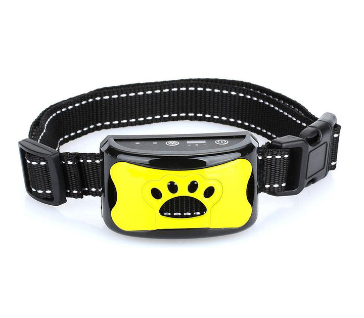 Animal-Friendly Anti-Bark Dog Training Collar - CalmVibes-Yellow-State of Style