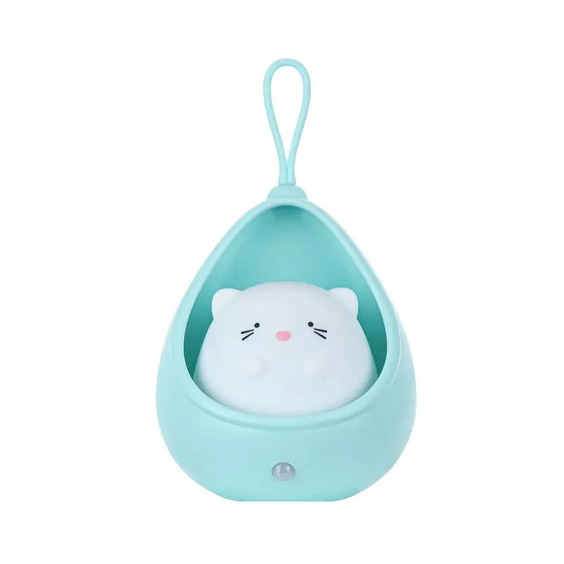 Animal Night Light - PurrLight-Blue-Kitten-State of Style