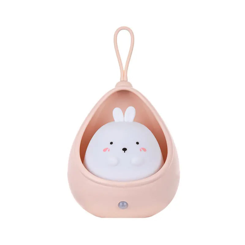 Animal Night Light - PurrLight-Pink-Bunny-State of Style