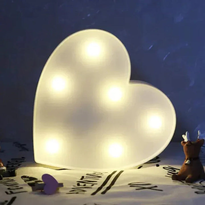 Animal Table Lamp - WildGlow-Heart White-State of Style
