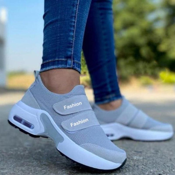 AnjesSneaks | Women's Orthopaedic Sneakers-Grey-4.5-State of Style