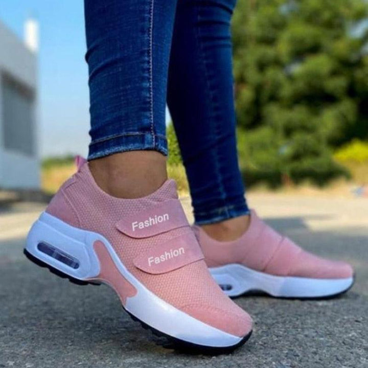 AnjesSneaks | Women's Orthopaedic Sneakers-Pink-4.5-State of Style