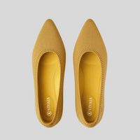 Anna - Flexible and Simple Closed Women’s Shoes-Yellow-3.0-State of Style