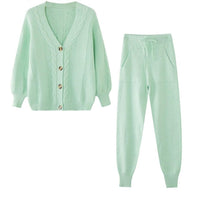 AnneliesSet | Comfortable 2-Piece Set for Women | Vest and Trousers-Beige-State of Style