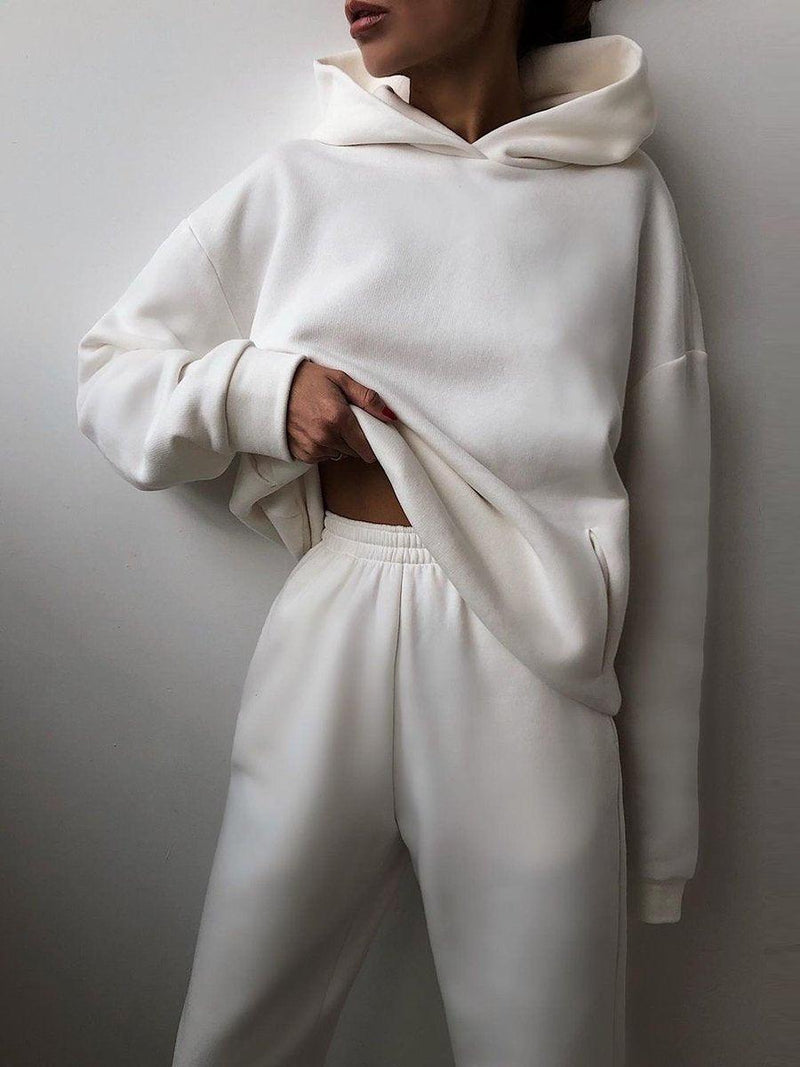 AnneloesSuit | Women’s Tracksuit-White-S-State of Style