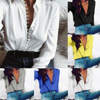 AnnemieksBlouse | Elegant Women’s Blouse-Blue-S-State of Style