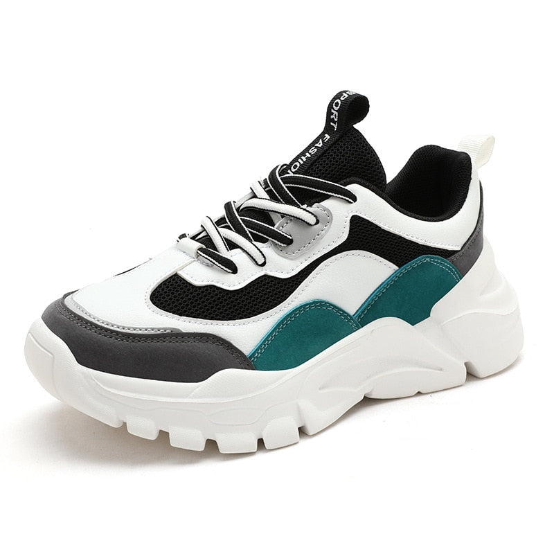 AnsleySandals | Women's Platform Sandals-White-Green-4.5-State of Style