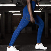 Anti-Cellulite Compression Leggings for Women - SculptFit-Blue-S-State of Style
