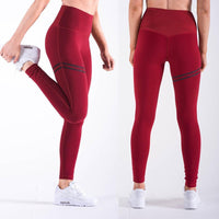 Anti-Cellulite Compression Leggings for Women - SculptFit-Red-S-State of Style