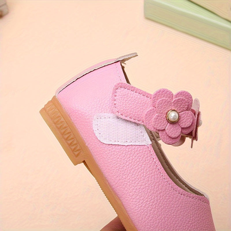 Anti-slip shoes Liv - with Soft Sole for Girls-White-5-State of Style