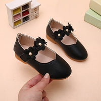 Anti-slip shoes Liv - with Soft Sole for Girls-White-5-State of Style