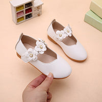 Anti-slip shoes Liv - with Soft Sole for Girls-White-5-State of Style