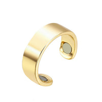 Anti-Snore Ring with Magnetic Therapy – StopSnore-Matte Gold-State of Style