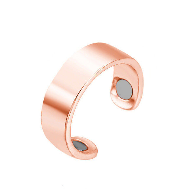 Anti-Snore Ring with Magnetic Therapy – StopSnore-Matte Rose Gold-State of Style