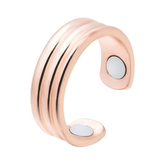 Anti-Snore Ring with Magnetic Therapy – StopSnore-Rose Gold-State of Style