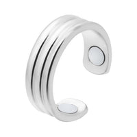 Anti-Snore Ring with Magnetic Therapy – StopSnore-Silver-State of Style