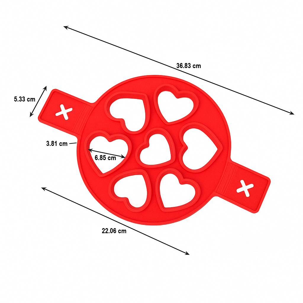 Anti-stick Pancake Pan - FlipMaster-Red-Circle-State of Style