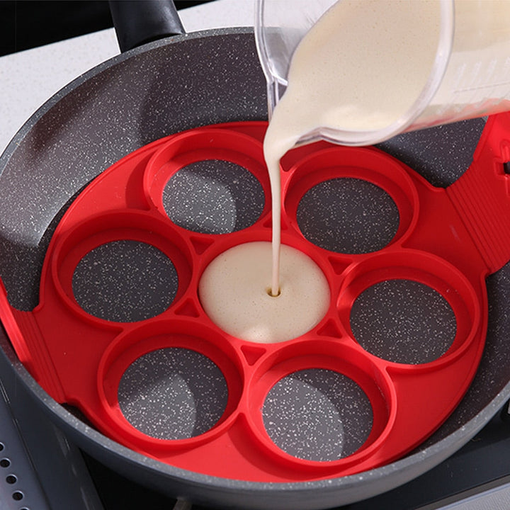 Anti-stick Pancake Pan - FlipMaster-Red-Circle-State of Style