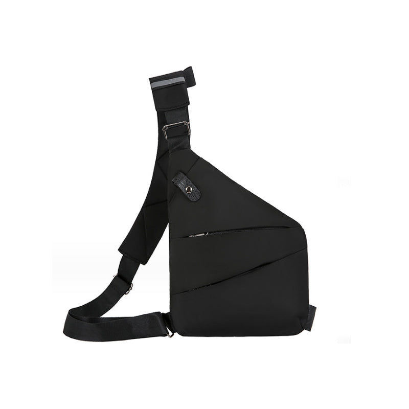 Anti-Theft Shoulder Bag - TravelSafe-Left-handed-Black-State of Style