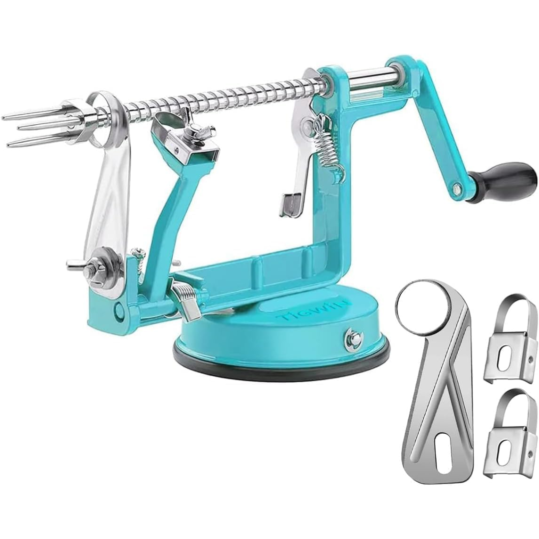 Apple Schiller & Cutter with Suction Cup - CoreSlicer-Blue-State of Style