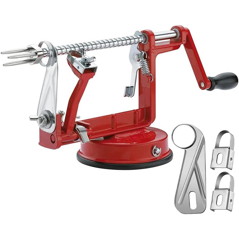 Apple Schiller & Cutter with Suction Cup - CoreSlicer-Red-State of Style