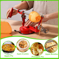 Apple Schiller & Cutter with Suction Cup - CoreSlicer-Red-State of Style