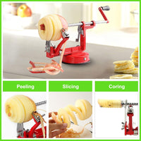 Apple Schiller & Cutter with Suction Cup - CoreSlicer-Red-State of Style