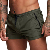 Aqua Fast-Dry Swim Shorts | Stretch Swim Shorts-Army Green-M-State of Style