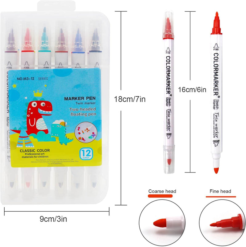 AquaArt Pens - Magical Water Markers-Set of 6 + 6 FREE pens (almost sold out)-State of Style