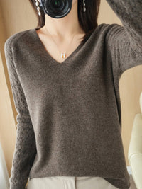 ArelyTop | Modern Women’s Sweater-Dark Brown-S-State of Style