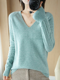 ArelyTop | Modern Women’s Sweater-Sea Green-S-State of Style