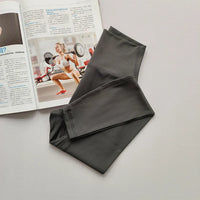 Aria High-Waist Hip-Lifting Yoga Leggings-Dark Grey-S-State of Style