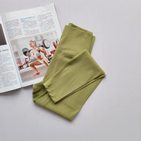 Aria High-Waist Hip-Lifting Yoga Leggings-Green-S-State of Style