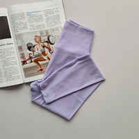 Aria High-Waist Hip-Lifting Yoga Leggings-Purple-S-State of Style