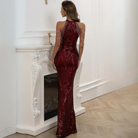 Ariane Sequin Mermaid Ball Gown | Glamorous and Elegant-Black-S-State of Style