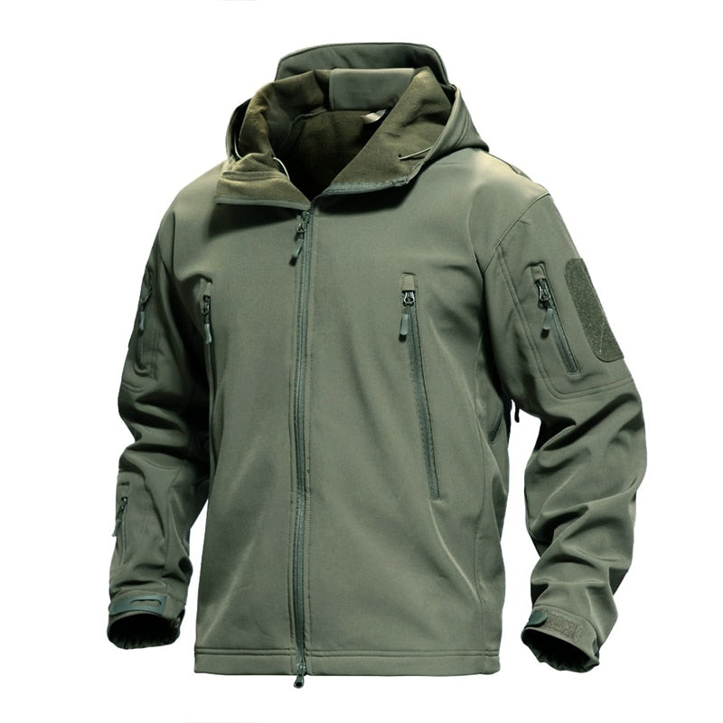 Army Jacket | Wind and Waterproof Autumn Jacket-Green-S-State of Style