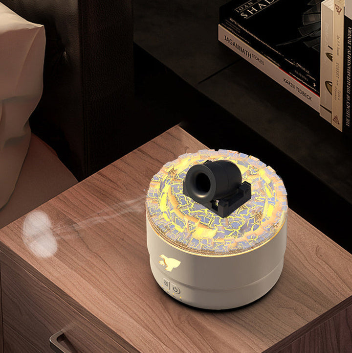 Aroma Diffuser and Humidifier with Night Lamp - LavaGlow-Black-State of Style