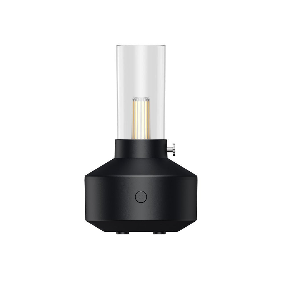Aromatherapy Diffuser with Night Light - GlowMist-Black-State of Style