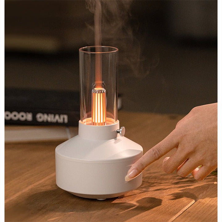 Aromatherapy Diffuser with Night Light - GlowMist-Black-State of Style