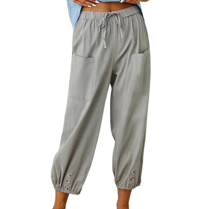 Arra Linen Pants | Stylish & Breathable-Light Grey-XS-State of Style