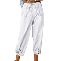 Arra Linen Pants | Stylish & Breathable-White-XS-State of Style