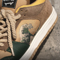 Artistic ladies and gentlemen's platform sneakers with wave design – Daiki-3-State of Style