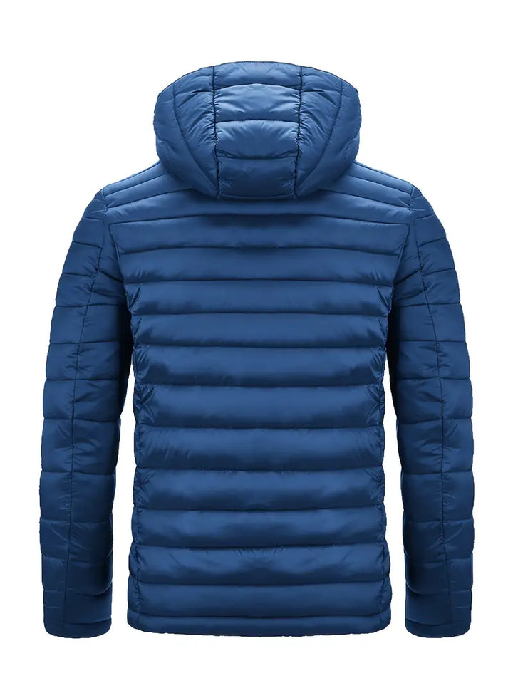 Arwen Women's Winter Puffer Jacket with Hood-Black-S-State of Style