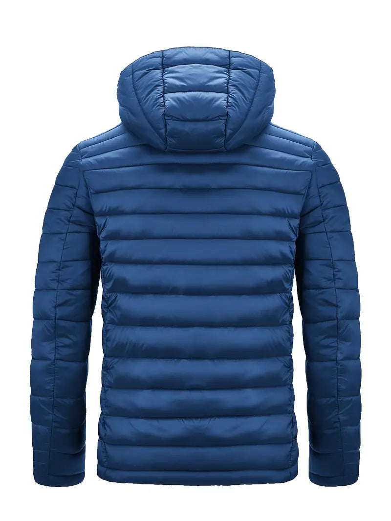 Arwen Women's Winter Puffer Jacket with Hood-Black-S-State of Style