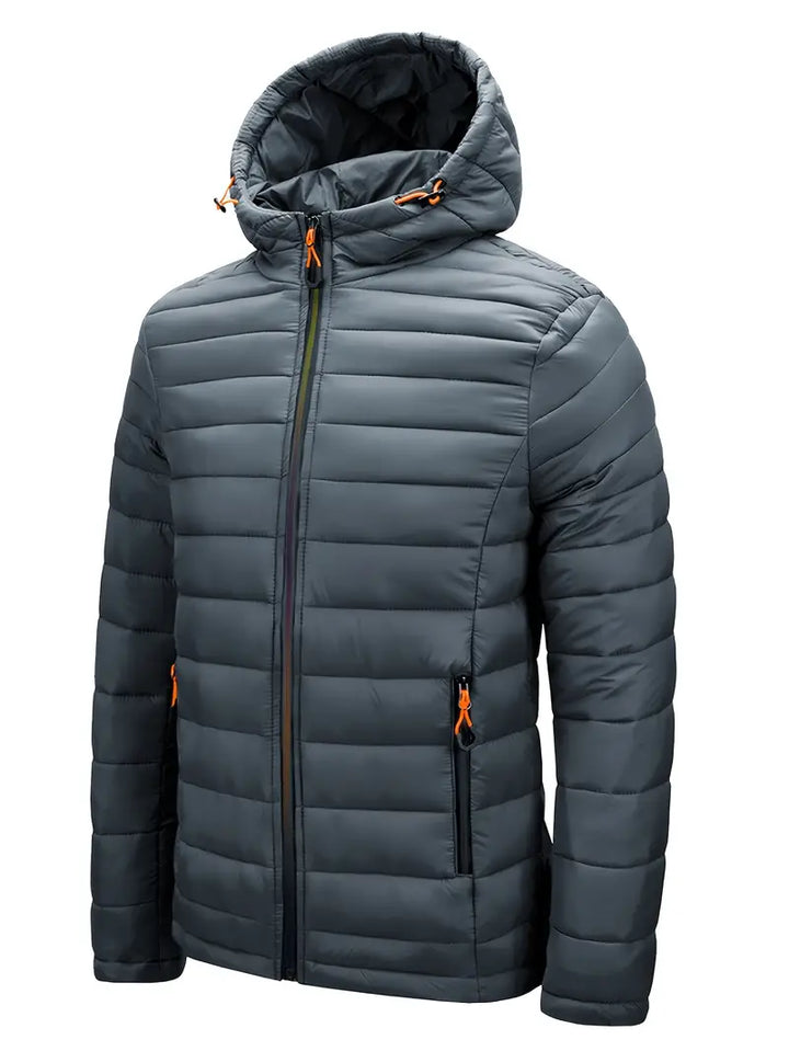 Arwen Women's Winter Puffer Jacket with Hood-Black-S-State of Style
